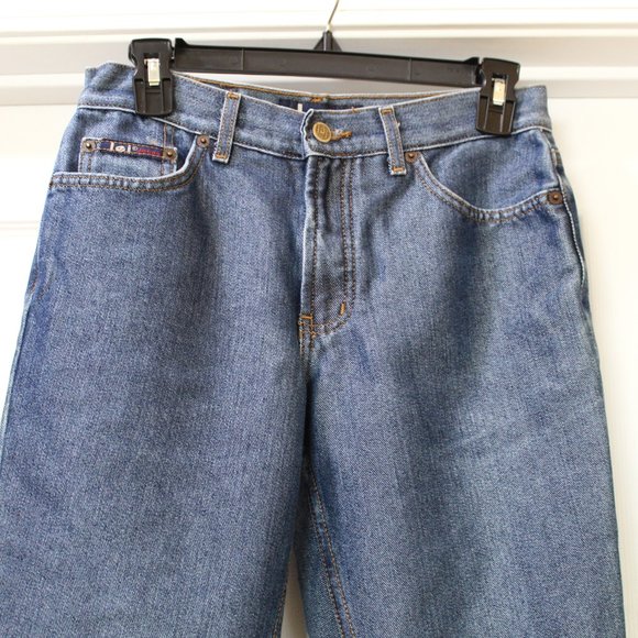 l.e.i. Shiny Flare Jeans Size 5 Vintage - Picture 2 of 13